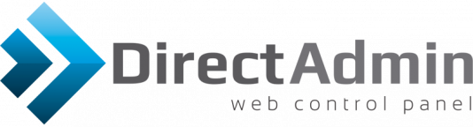 DirectAdmin logo with tagline "web control panel